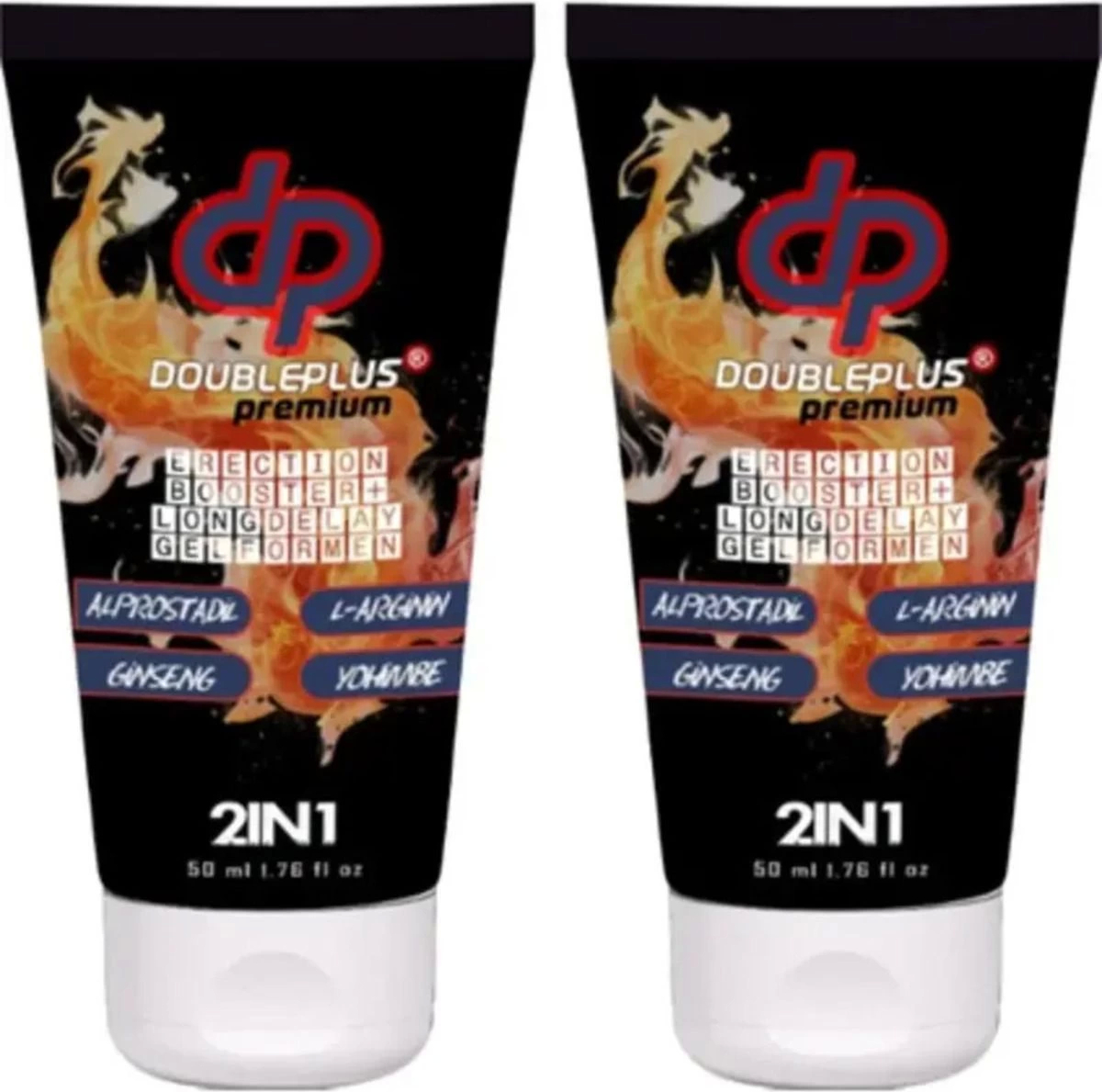DP Double Plus Premium Erkeklere Özel  Jel 50  ml 2 Adet