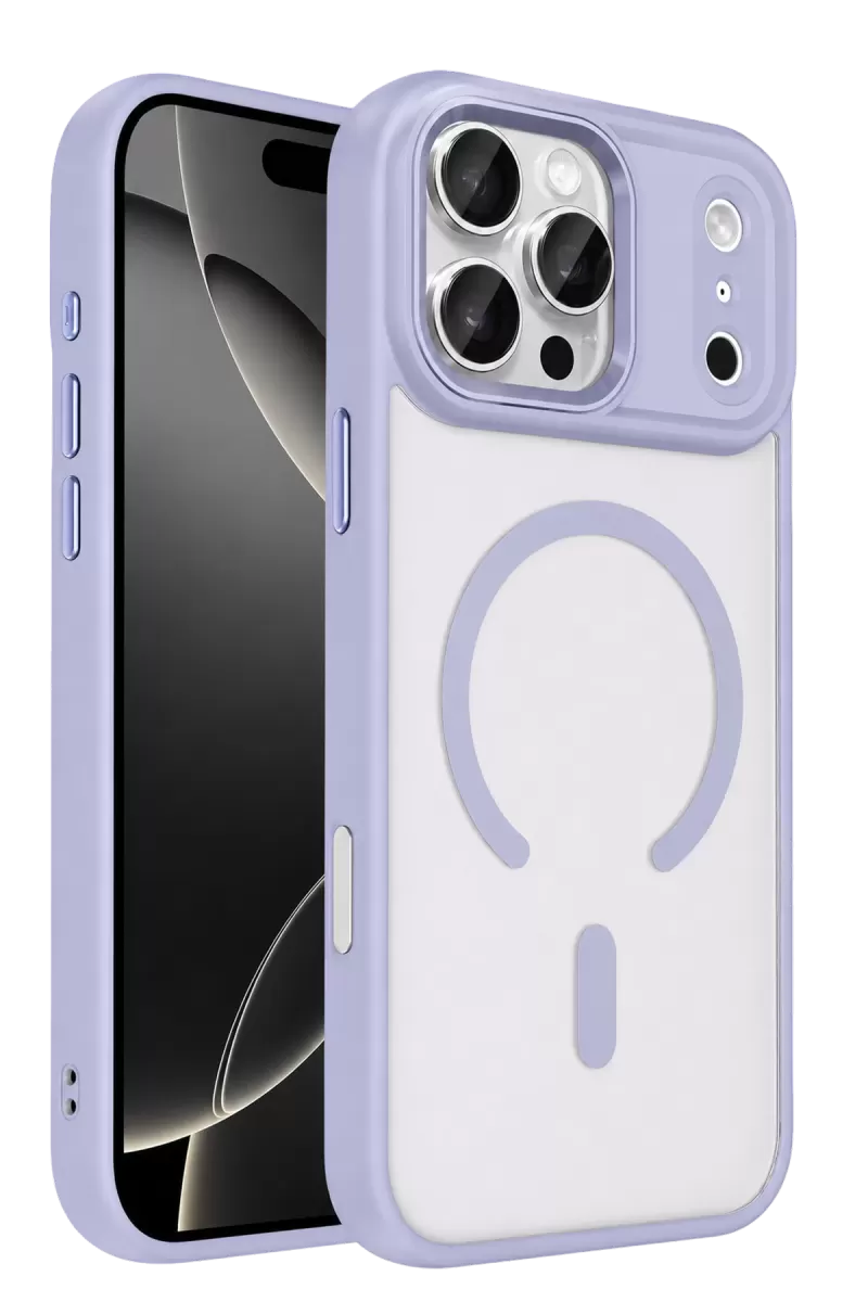 Joko Apple iPhone 17 Pro Max Uyumlu Terea Magsafe Kapak - Mor
