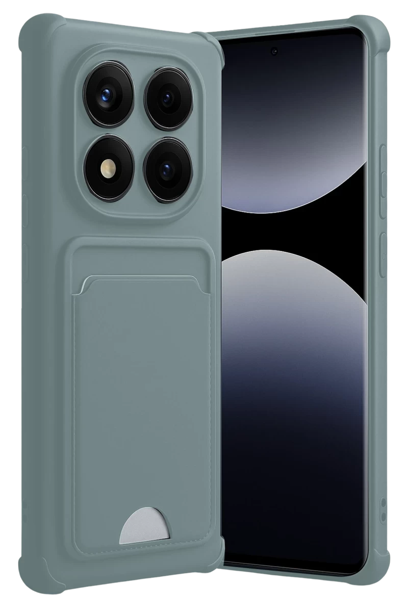 Xiaomi Redmi Note 14 Pro 5G Uyumlu Kelvin Kartvizitli Silikon - Açık Yeşil