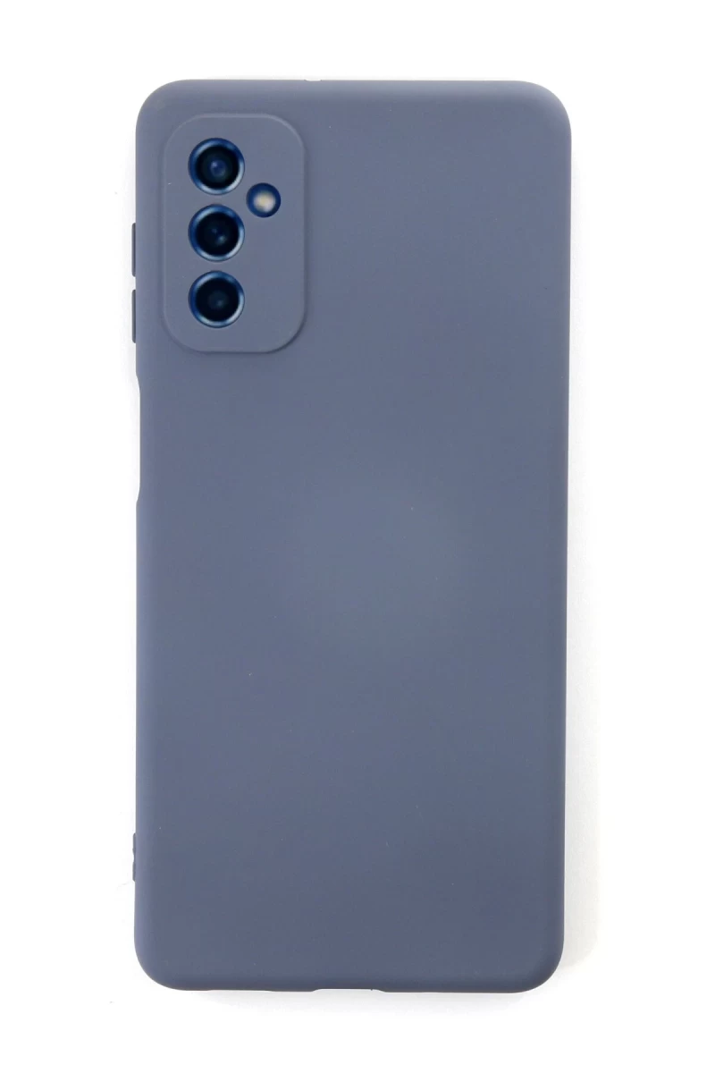 Samsung Galaxy M52 5G Uyumlu Kılıf Nano içi Kadife Silikon - Gri