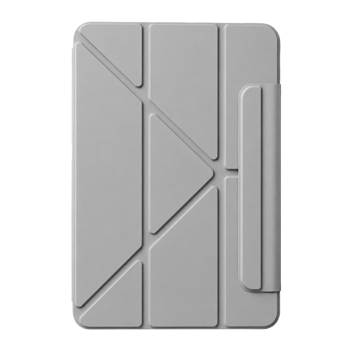 Apple iPad 2025 10.9 10.Nesil (A16) Edz Manyetik Standlı Tablet Kılıfı - Gri