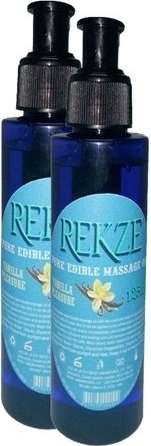 Rekze Aromaterapi Erkeklere Kadınlara Özel Vanilya Aromalı Masaj Yağı Pure Edible Vanilla Flavor Massage Oil 125ML 2