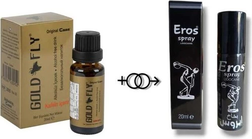 Eros Gold Fly Kadınlara Özel Damla + Eros Sprey