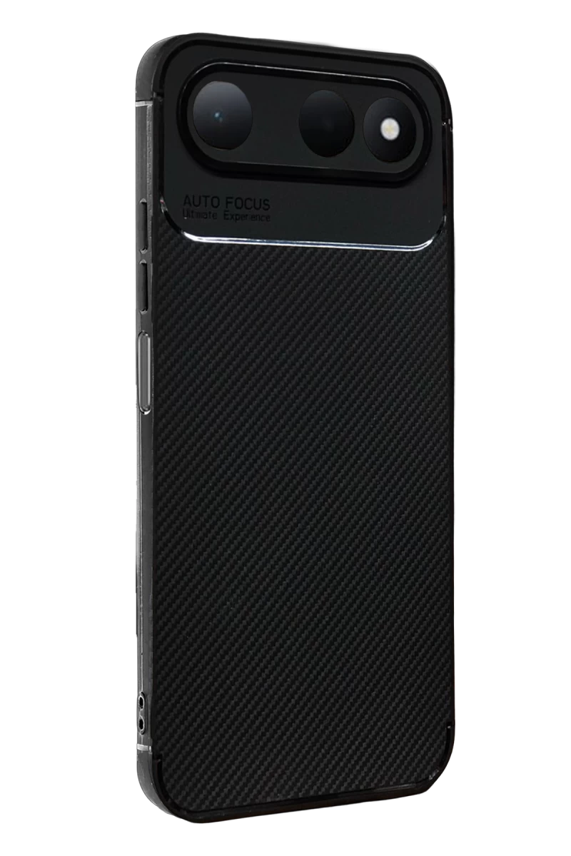 Tecno Spark 50 5G Uyumlu Auto Focus Karbon Kapak - Siyah