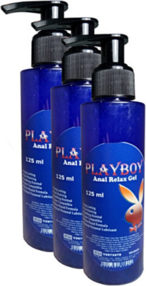 Playboy Lubricant Anl Relax Gel 125ml Anl  Gel 3 Adet