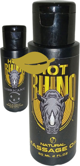 Hotrhino Erotikmasaj Yağı 60 ml + 60 ml Analvajinal Kayganlaştırıcıjel