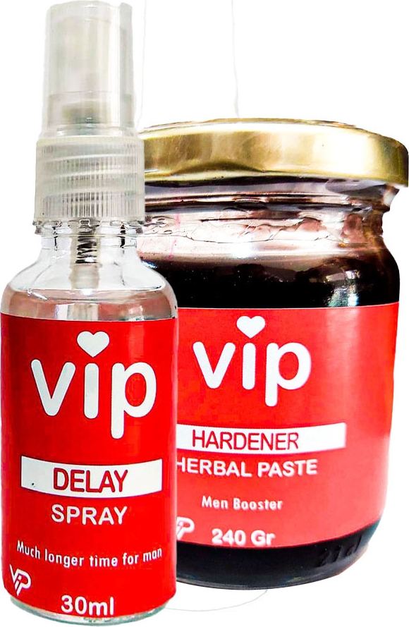 Vıp DELAY30 Mlsprey + Erkeklere Ekstradestek Özel PERFORMANSMACUNU240 gr