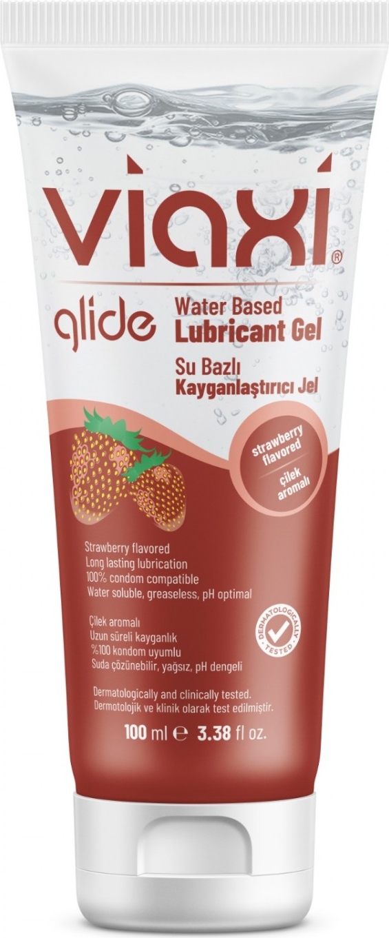 Viaxi Cilt Dostu Sağlıklı Viaxi Glide Çilekli  Jel 100 ml