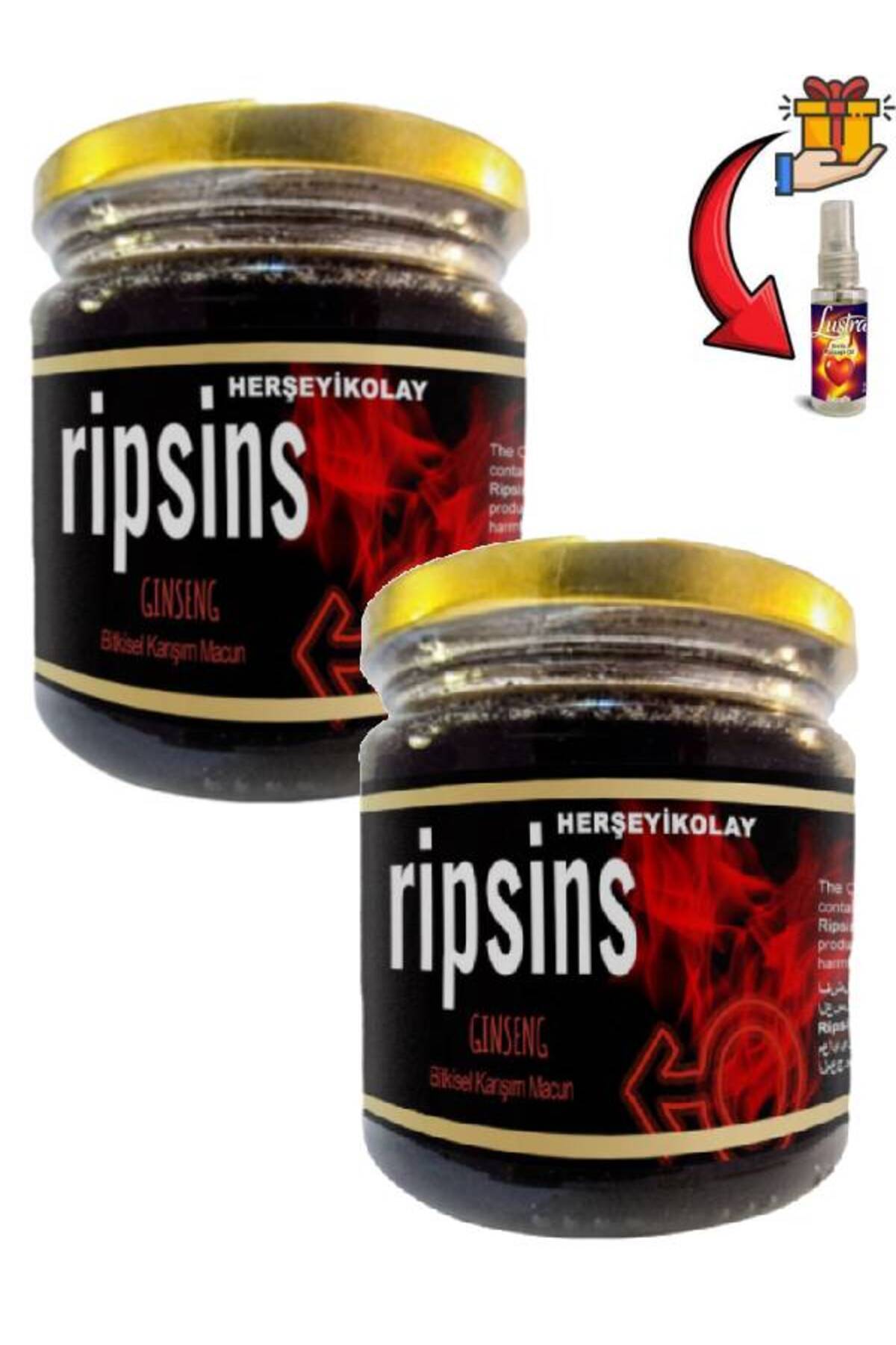 Ripsins Çoban Çökertenli Erkeklere Özel Güçlenme Destekleyici Ürün 240 gr x 2 ad + Lustra Masaj Yağı