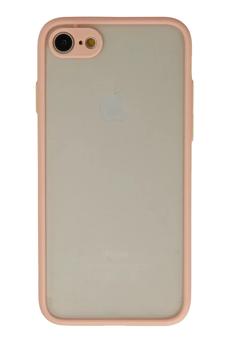 Apple iPhone 7 Uyumlu Kılıf Montreal Silikon Kapak - Pembe
