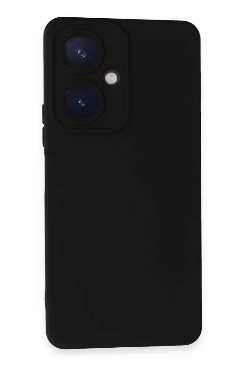 Vivo Y27 Uyumlu Kılıf Nano içi Kadife Silikon - Siyah