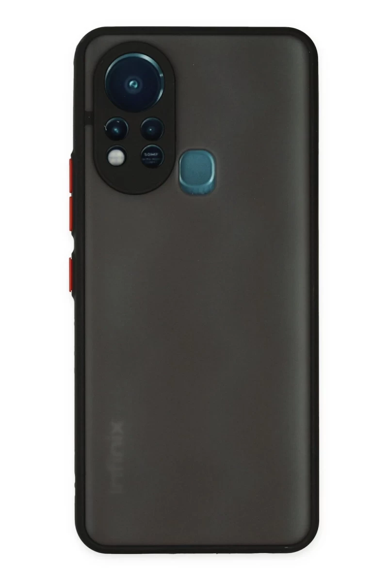 İnfinix Hot 11s Uyumlu Kılıf Montreal Silikon Kapak - Siyah