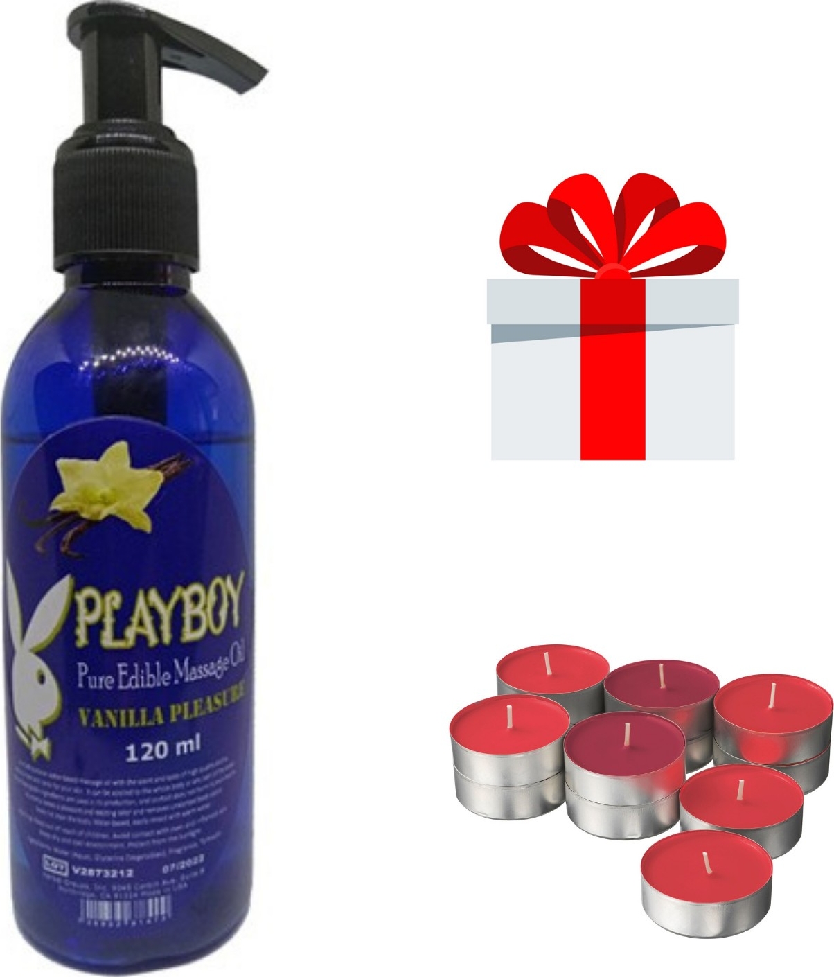 Playboy Pure Edible Vanilyalı Mum Vücut Masaj Yağı 120 ml