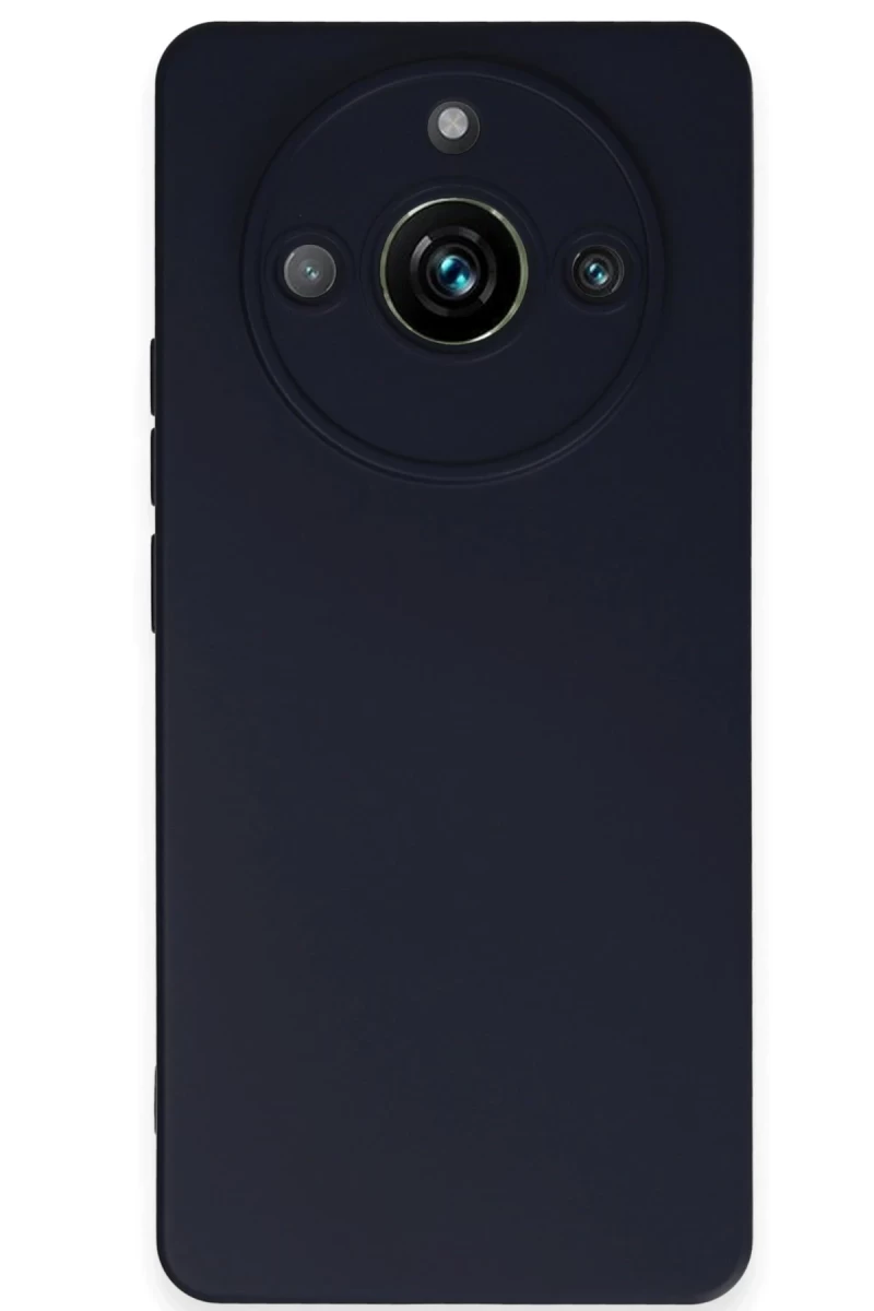 Realme 11 Pro Uyumlu Kılıf Nano içi Kadife Silikon - Lacivert