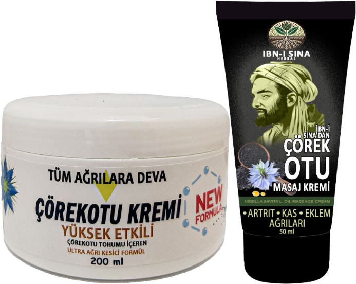 Çörek Otu Kremi Xlwhite Büyük 200 ml Krem + Ibn-I Sina Çörek Otu Kremi 50 ml
