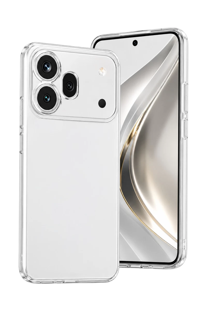 Huawei Honor 600 Pro Uyumlu Lüx Şeffaf Silikon - Şeffaf