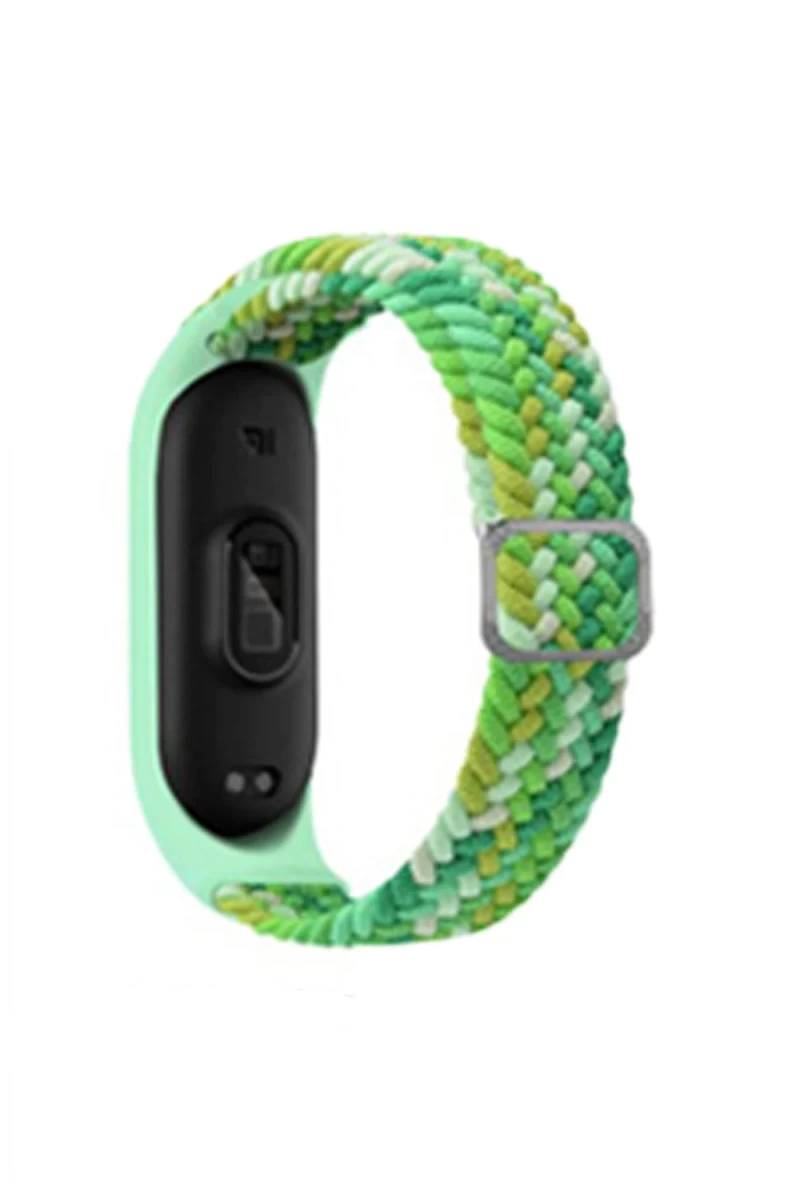 Xiaomi Mi Band 7 Uyumlu Star Kordon - Turkuaz-Yeşil