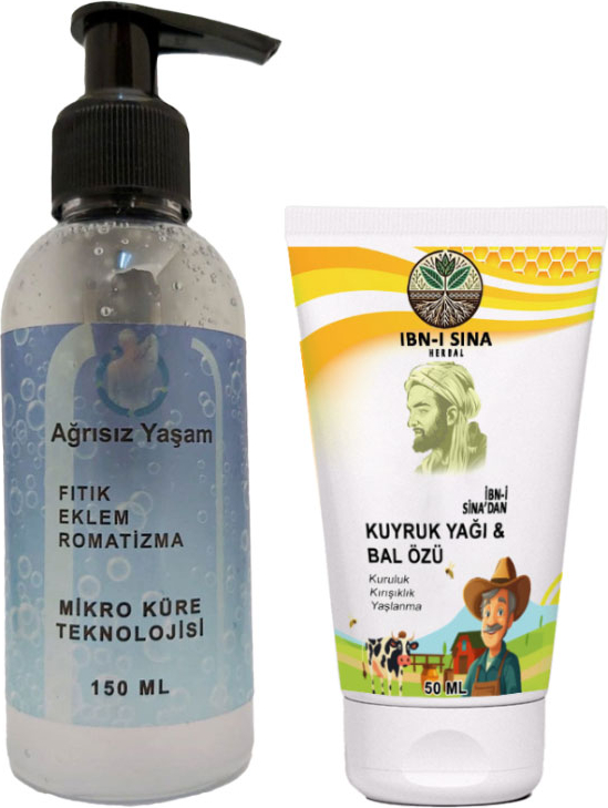 Yaşam Jeli 150 ml Ağrılarınız Için + Ibn-I Sina Kuyruk Yağlı Bal Özlü Yaşlanmaya Çizgilere Karşıt Krem