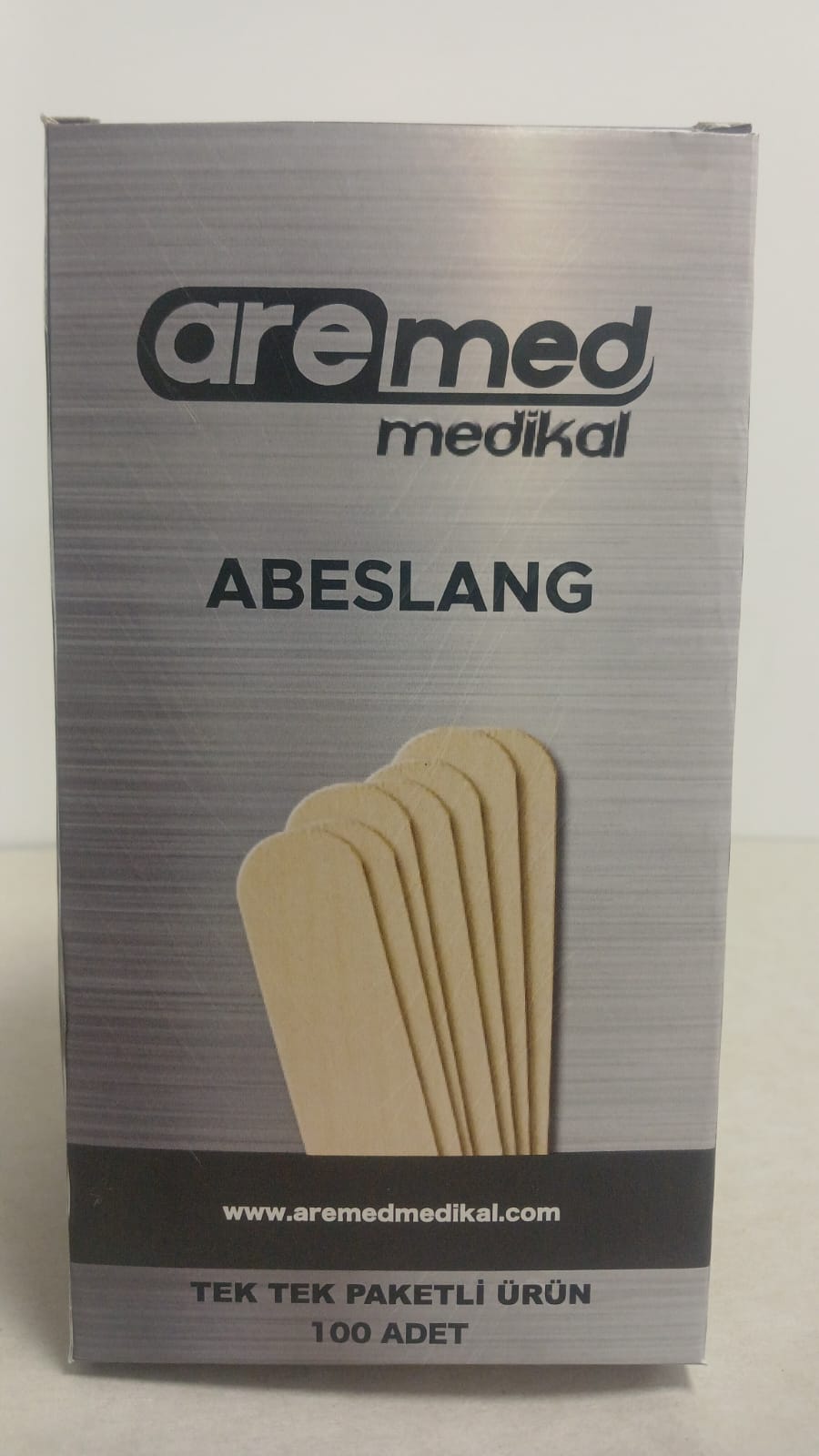 Tahta Dil Basacağı - Abeslang (Spatula) Tek Tek Paketli 100'lü Kutu
