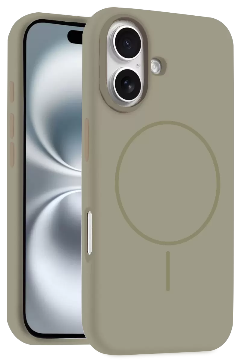 Joko Apple iPhone 16 Plus Uyumlu Kılıf Jully Magsafe Kapak - Çöl Titanyum