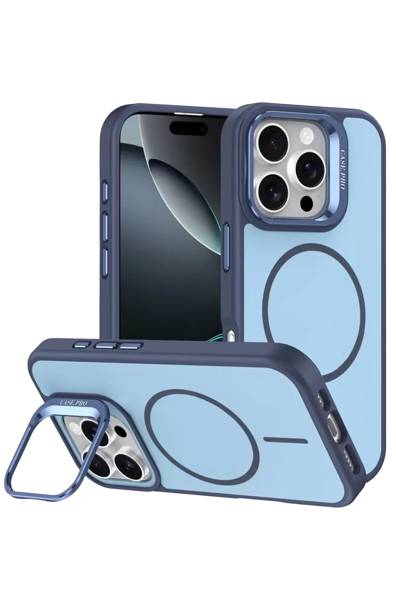 Joko Apple iPhone 16 Pro Max Uyumlu Flexa Magsafe Kapak - Mavi