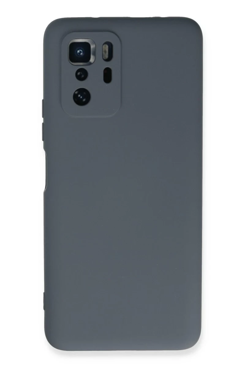 Xiaomi Poco X3 GT Uyumlu Kılıf Nano içi Kadife Silikon - Gri