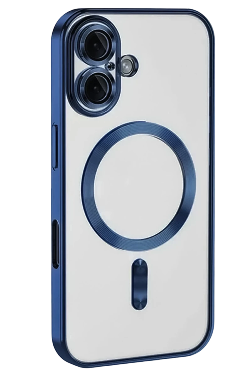 Apple iPhone 16 Uyumlu Kılıf Kross Magneticsafe Kapak - Lacivert
