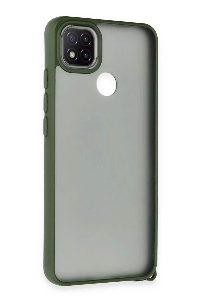 Xiaomi Redmi 9C Uyumlu Kılıf Elegant Kapak - Yeşil