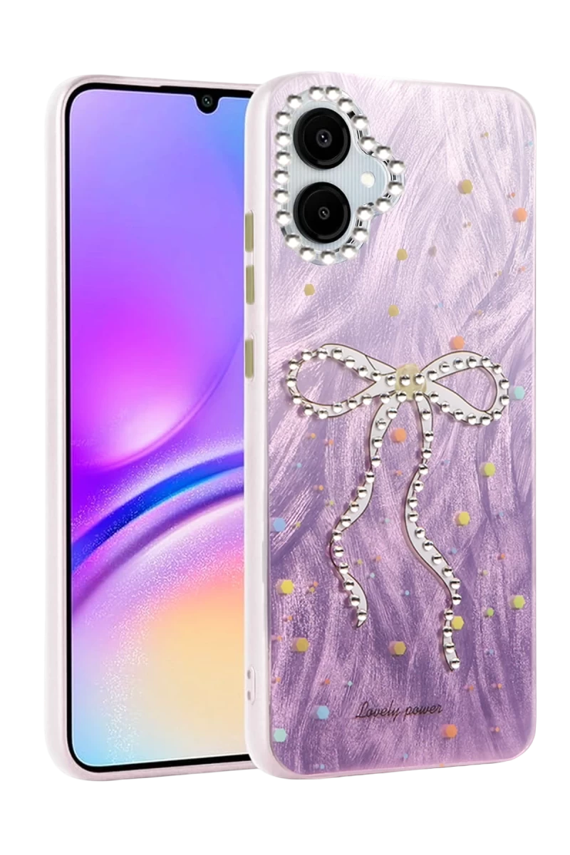 Samsung Galaxy A06 Uyumlu Kılıf Blade Aynalı Desenli Kapak - Desen 1
