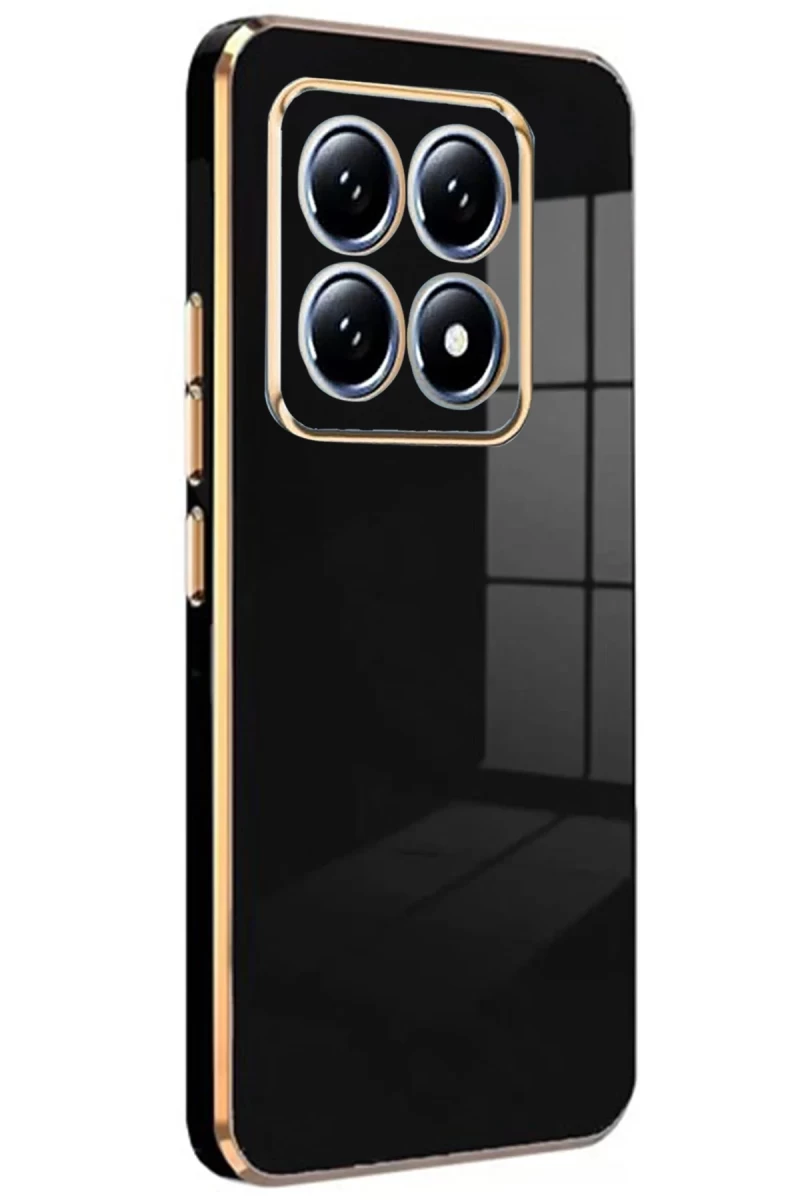 Xiaomi Mi 14T Pro Uyumlu Volet Silikon - Siyah