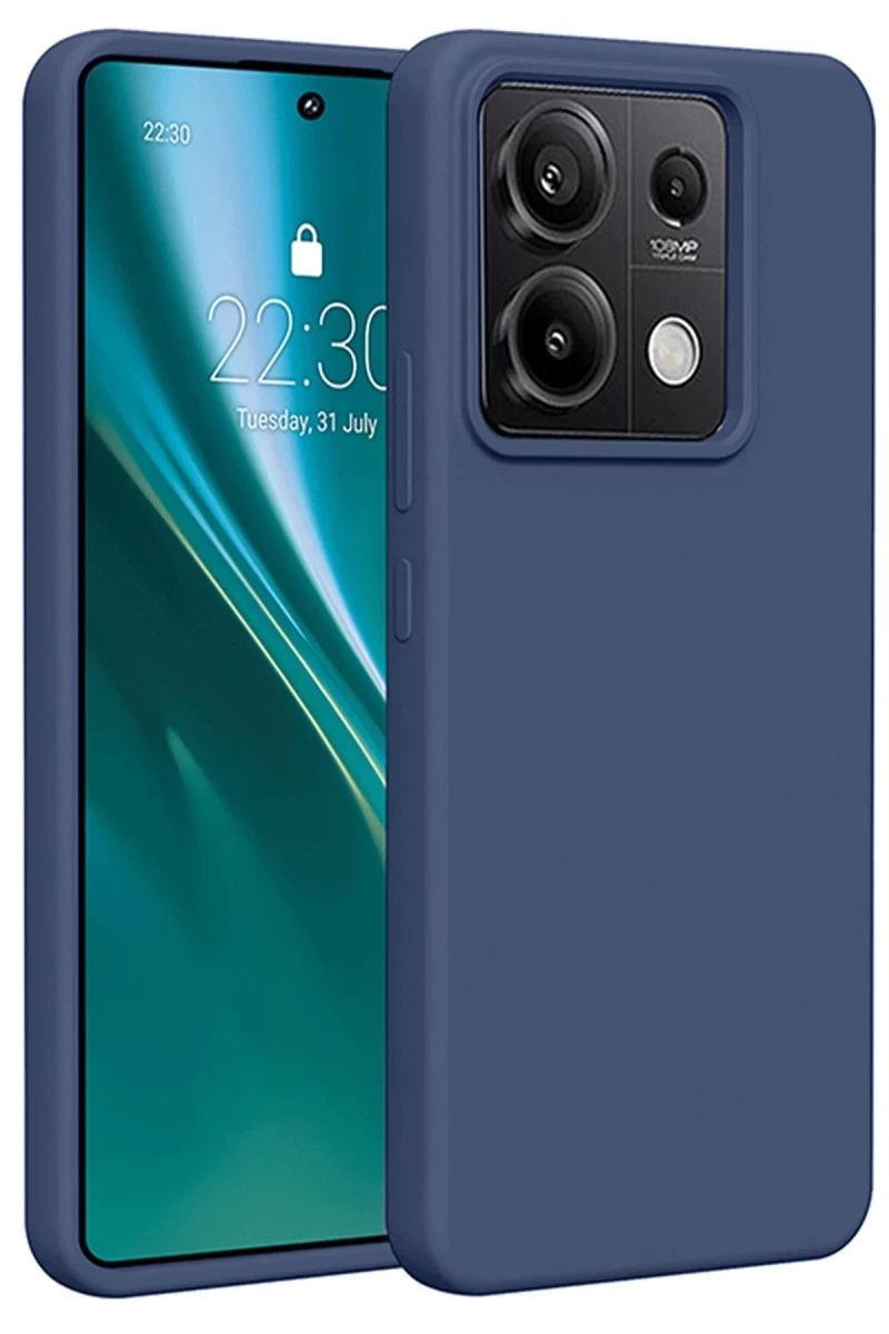 Xiaomi Redmi Note 13 Pro 4G Uyumlu Kılıf First Silikon - Lacivert