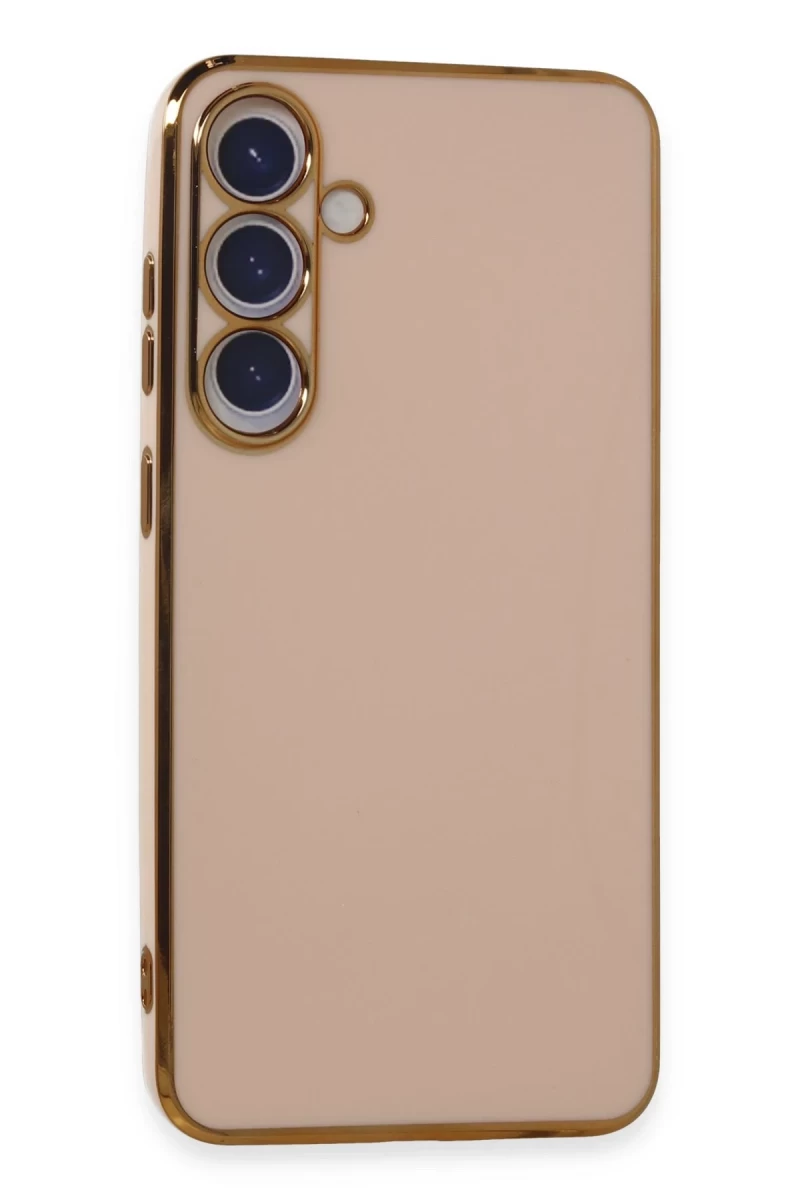Samsung Galaxy S24 Uyumlu Kılıf Volet Silikon - Pembe