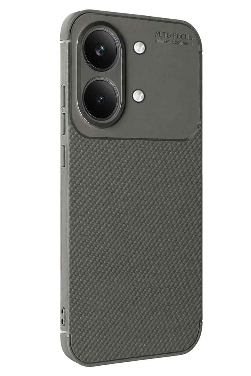 Xiaomi Poco X8 Pro Max Uyumlu Auto Focus Karbon Kapak - Gri