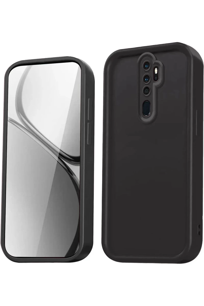 Xiaomi Redmi Note 8 Pro Uyumlu Kılıf Viera Silikon - Siyah