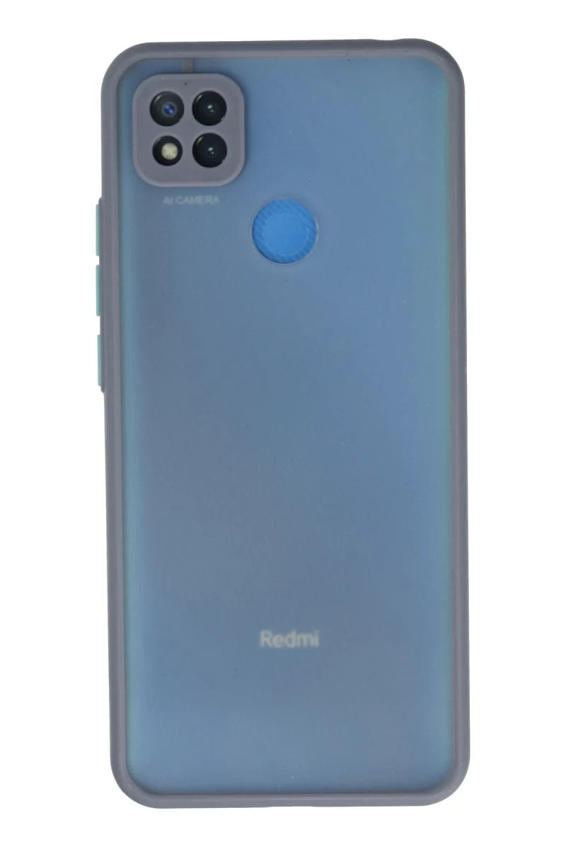 Xiaomi Redmi 9C Uyumlu Kılıf Montreal Silikon Kapak - Gri