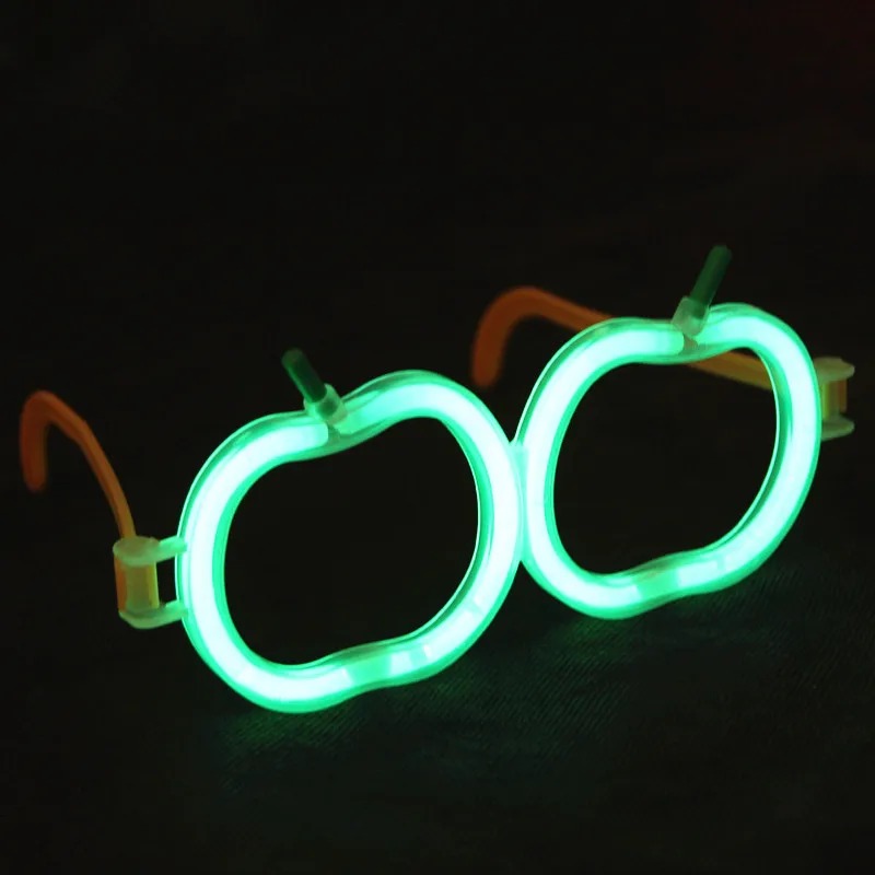 Glow  Elma Gözlük - Glow Partisi Gözlüğü - Glow  Gözlük 12 Adet