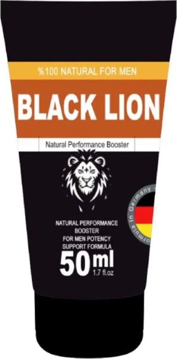 Süper Black Lion Men Booster Cream Erkek Için Kremi 50 ml
