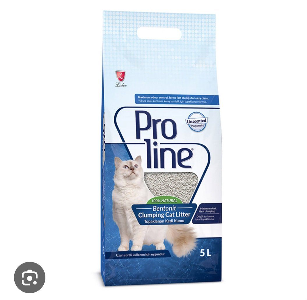 Proline Kedi Kumu 5 L 4 çeşit; Marsilya, Lavanta, Kokusuz, Baby