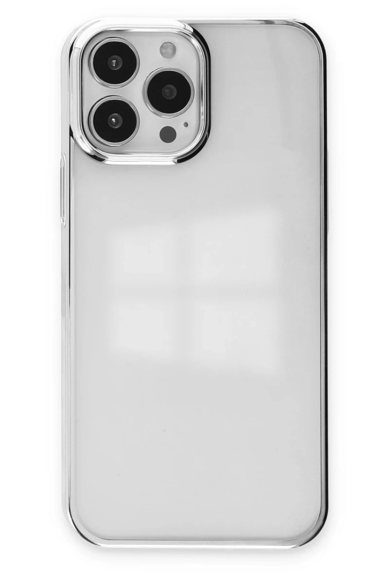 Apple iPhone 14 Pro Uyumlu Kılıf Element Silikon - Gümüş