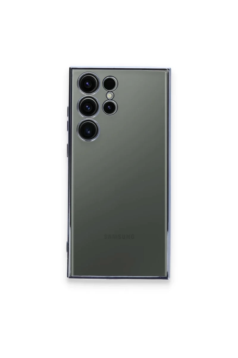 Samsung Galaxy S24 Ultra Uyumlu Kılıf Lensli Silikon - Gold