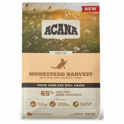 Homestead Harvest Tavuklu ve Hindili Yetişkin Kedi Maması 1,8 Kg