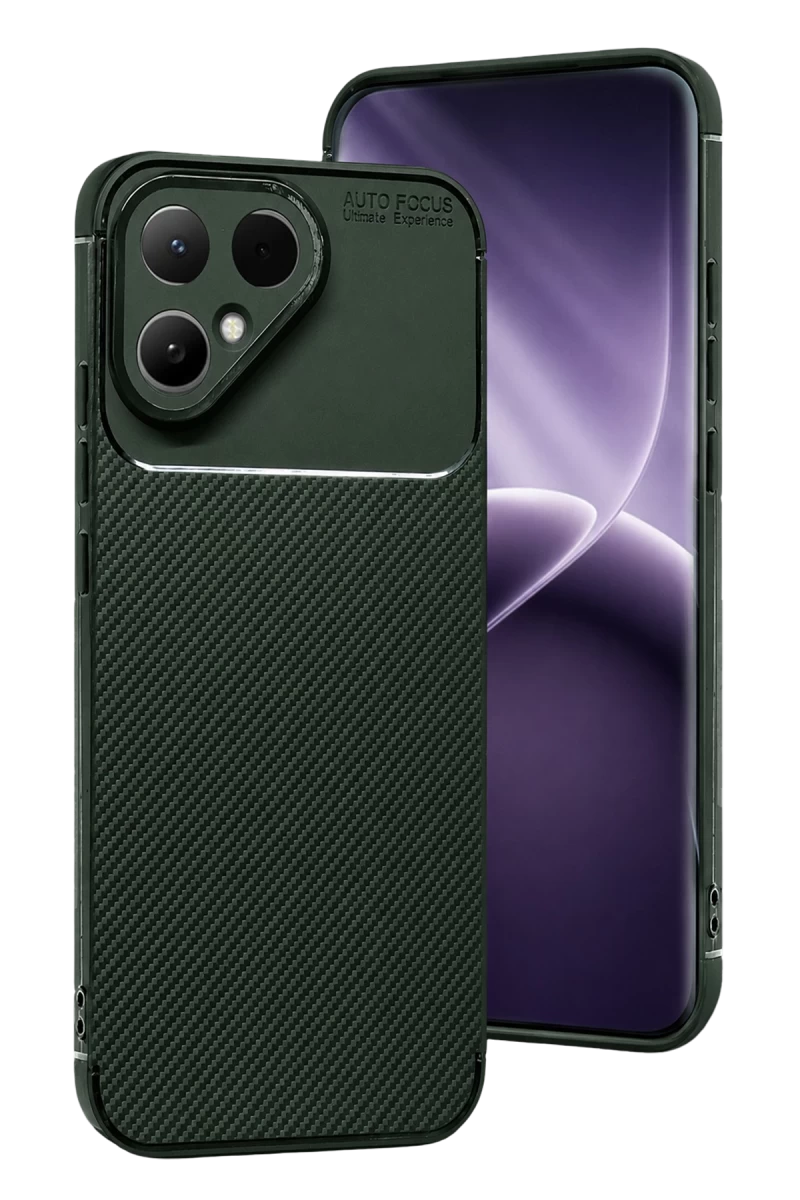 Tecno Pova Curve 2 5G Auto Focus Karbon Kapak - Koyu Yeşil