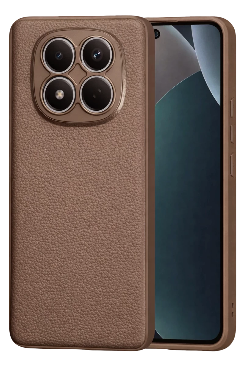 Xiaomi Redmi Note 15 Pro 5G Uyumlu Thermax Silikon Kılıf - Kahverengi