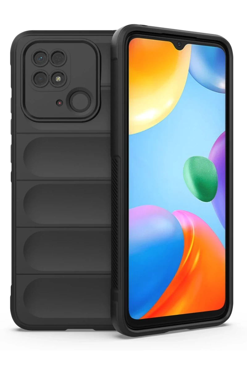 Xiaomi Redmi 10C Uyumlu Kılıf Optimum Silikon - Siyah
