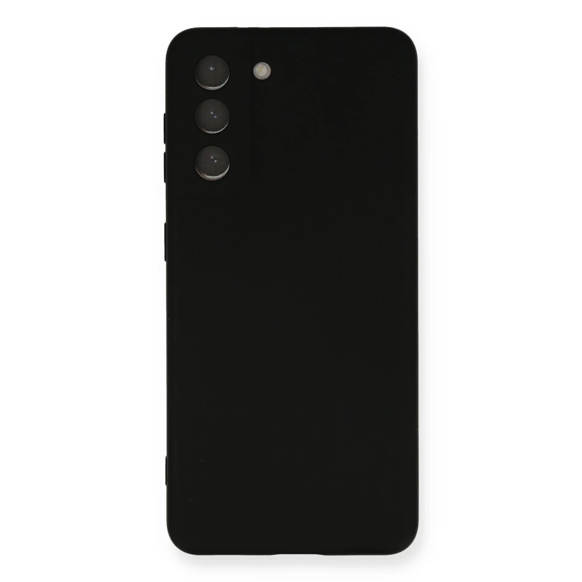 Samsung Galaxy S21 FE Kılıf Nano içi Kadife Silikon - Siyah