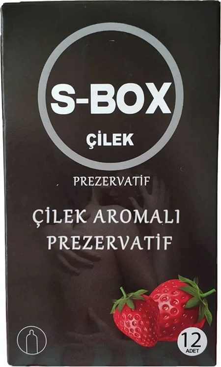 S-Box Çilek Aromalı Prezervatif 12li