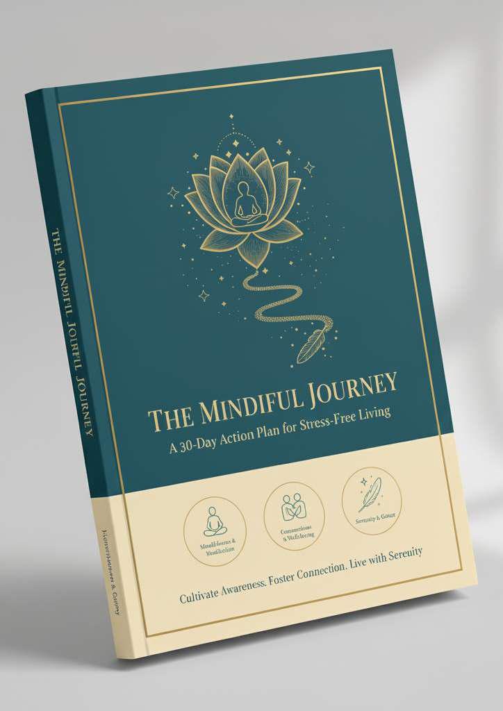 The Mindful Journey: A 30-Day Action Plan for Stress-free Living - İngilizce E-Kitap (Dijital Teslimat)