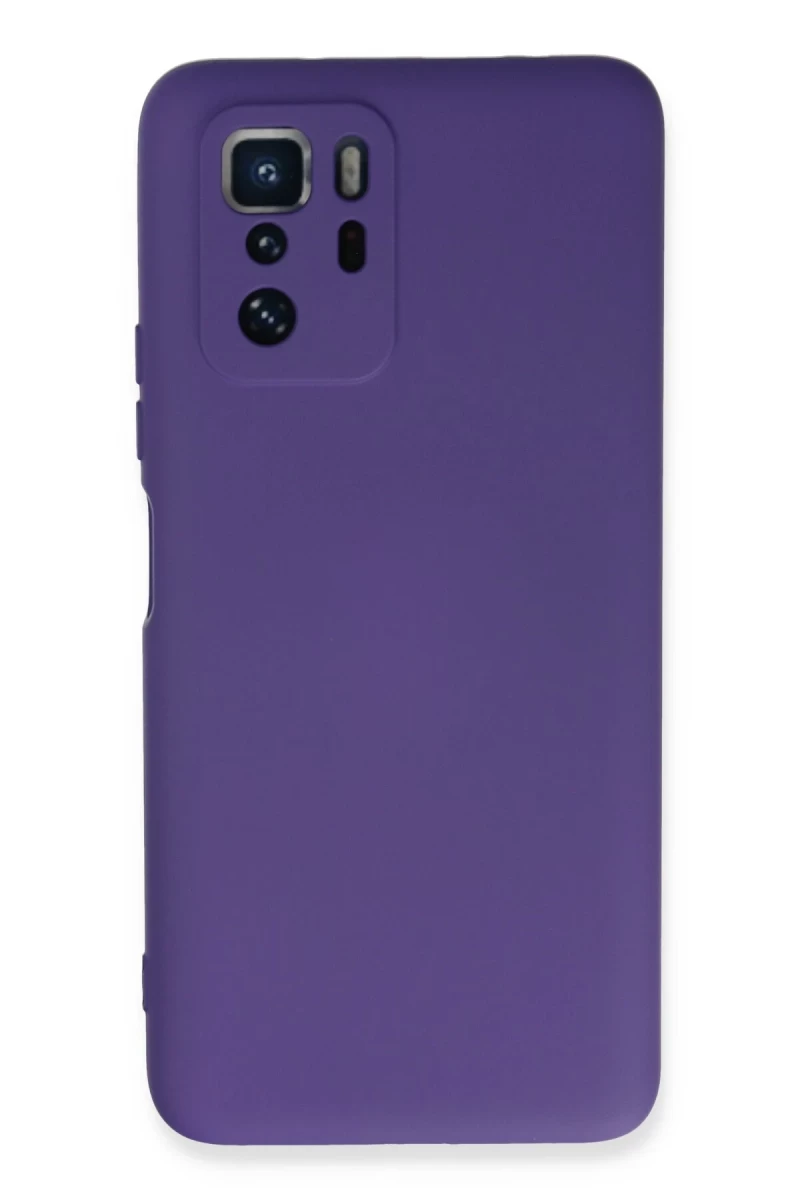 Xiaomi Poco X3 GT Uyumlu Kılıf Nano içi Kadife Silikon - Mor