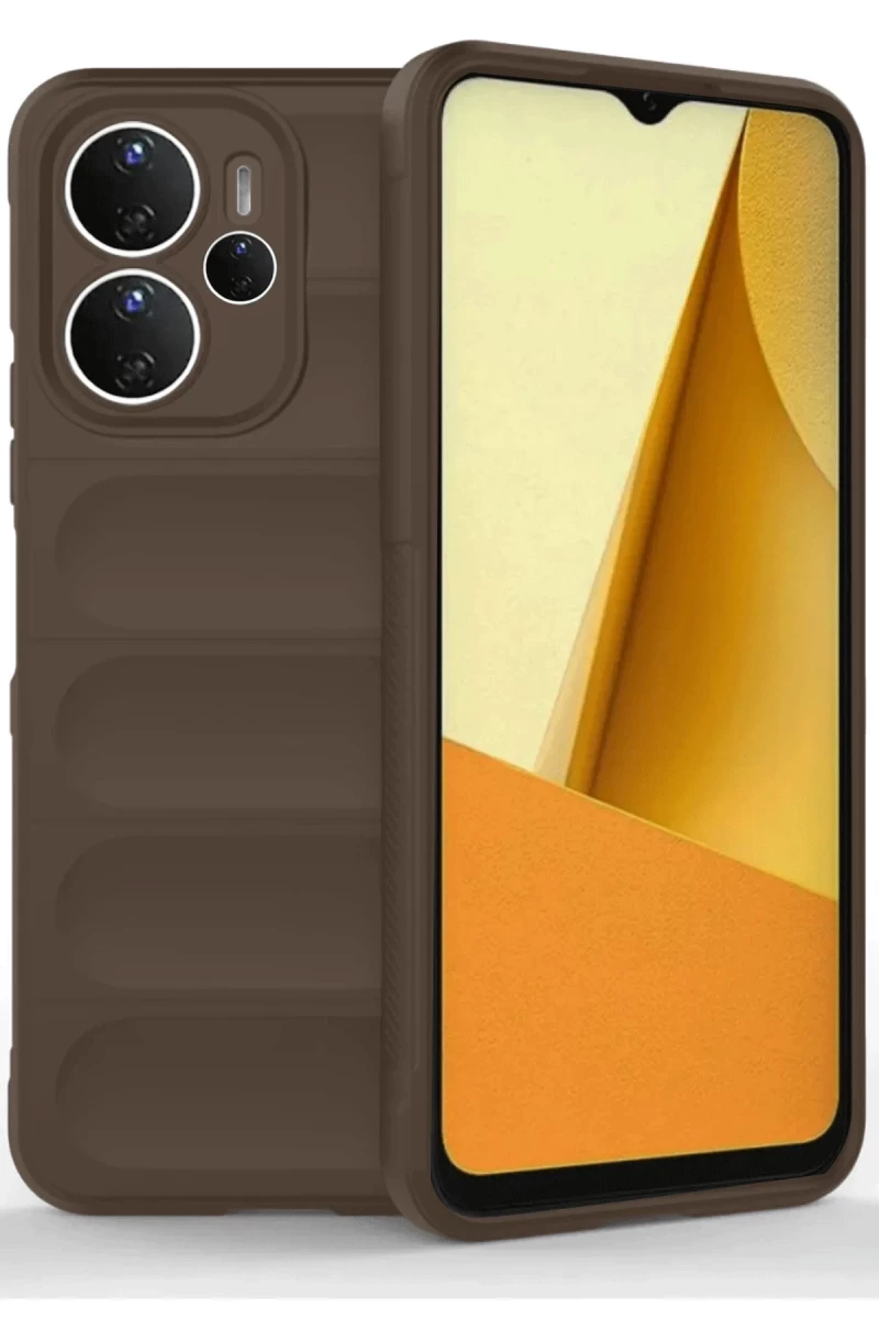 Xiaomi Redmi Note 14 4G Uyumlu Kılıf Optimum Silikon - Kahverengi
