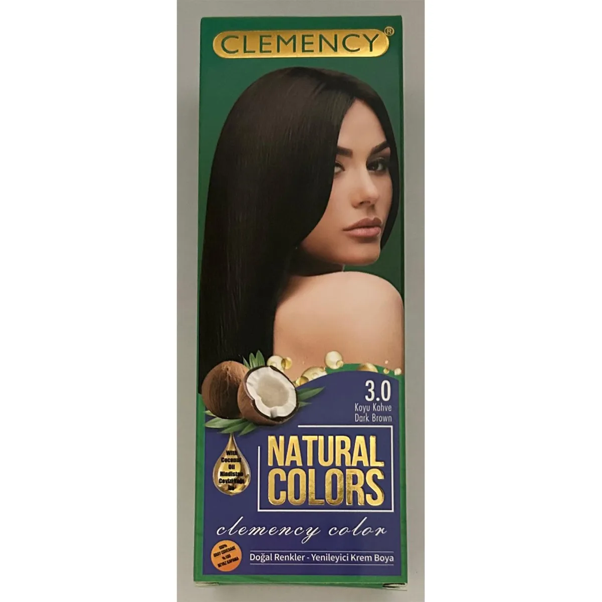 Natural Colours Saç Boyası Seti - 3.0 Koyu Kahve